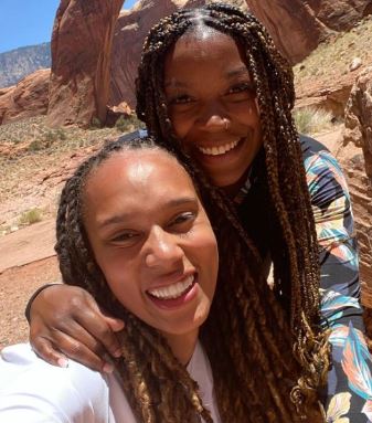 Sandra Griner daughter Brittney Griner with her wife Cherelle Watson